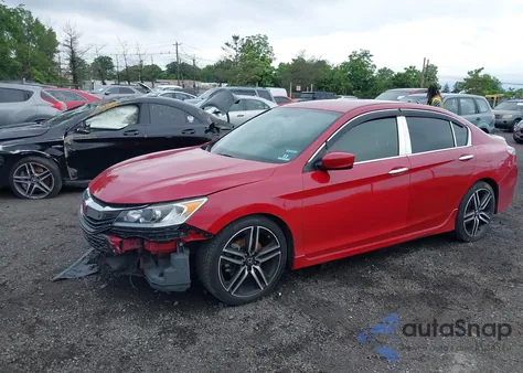 2017 Honda Accord Sport from USA, damaged, VIN 1HGCR2F54HA021894